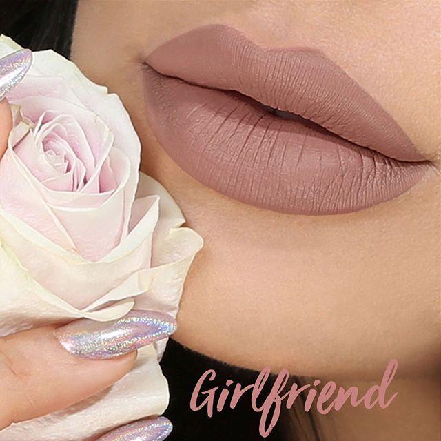 Матова стійка помада Huda Beauty колір Girlfriend, фото 1