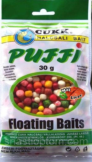 Повітряне тісто для риболовлі Cukk, Лівер (мікс), міні-міді, 30гр.