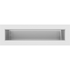 Решітка Kratki LOFT біла, бежева, графітова, чорна 6х20 см, фото 1