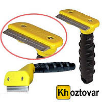 Щетка для груминга крупных собак Furminator deShedding tool Large Фурминатор Fubnimroat лезвие 10,16