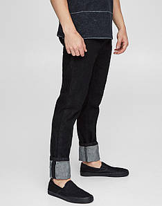 Джинси Pull and B — Чорні з відтінком Чорного кольору вузькі (чоловічі джинси)