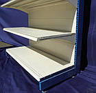 Торговий стелаж односторонній "Колумб" 200х132 см. бу, фото 4