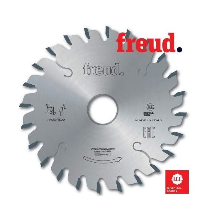Freud LI25M31BВ3 100х3.10х22 z24 однокорпусна підрізна пила ДСП (Італія)