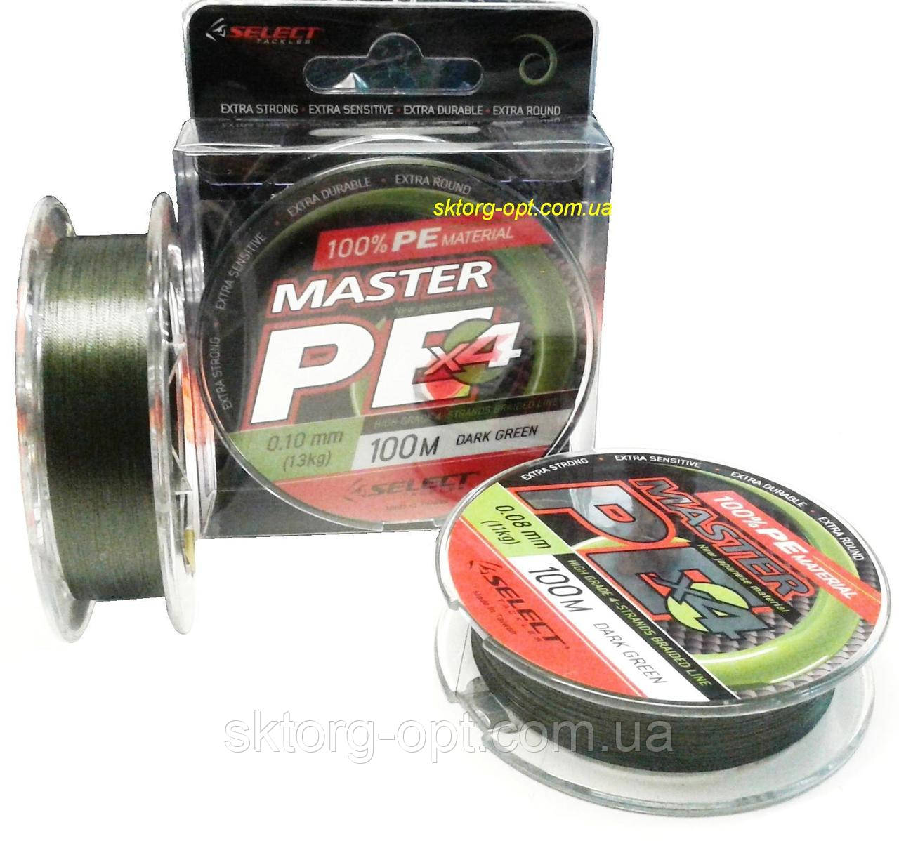 Шнур Select Master PE 0.10 mm 100m