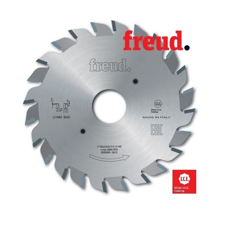 Freud LI16M ЕВ3 125х2,8-3,6х22 14+14 z двокорпусні підрізні пили по ДСП (Італія)