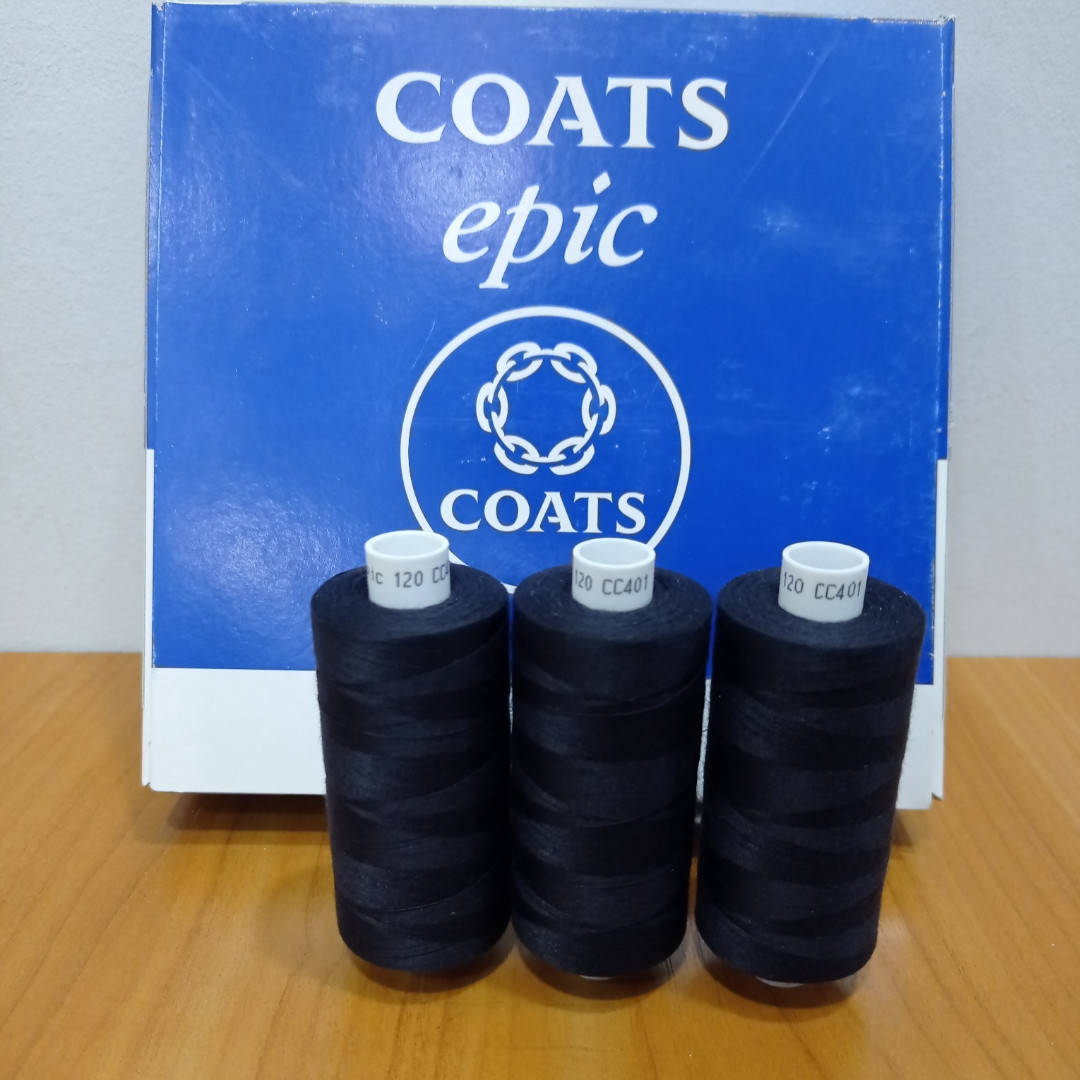 

Нитка COATS EPIK №120 1000 м., Синий