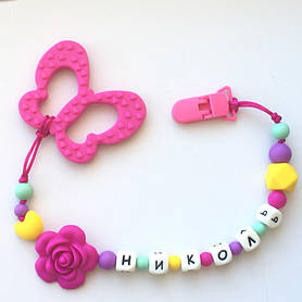 Мастер класс 1: как сделать именной держатель для соски 1