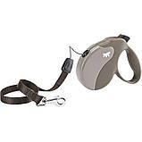 Поводок-рулетка AMIGO FERPLAST Medium трос, кольори в асортименті 5м. до 25 кг., фото 4