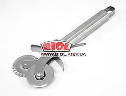 Тісторізка (ніж для тіста) з неіржавкої сталі двоколісна Empire EM-9596