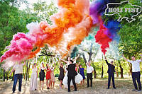 Фантастична весільна фотосесія з кольоровим димом