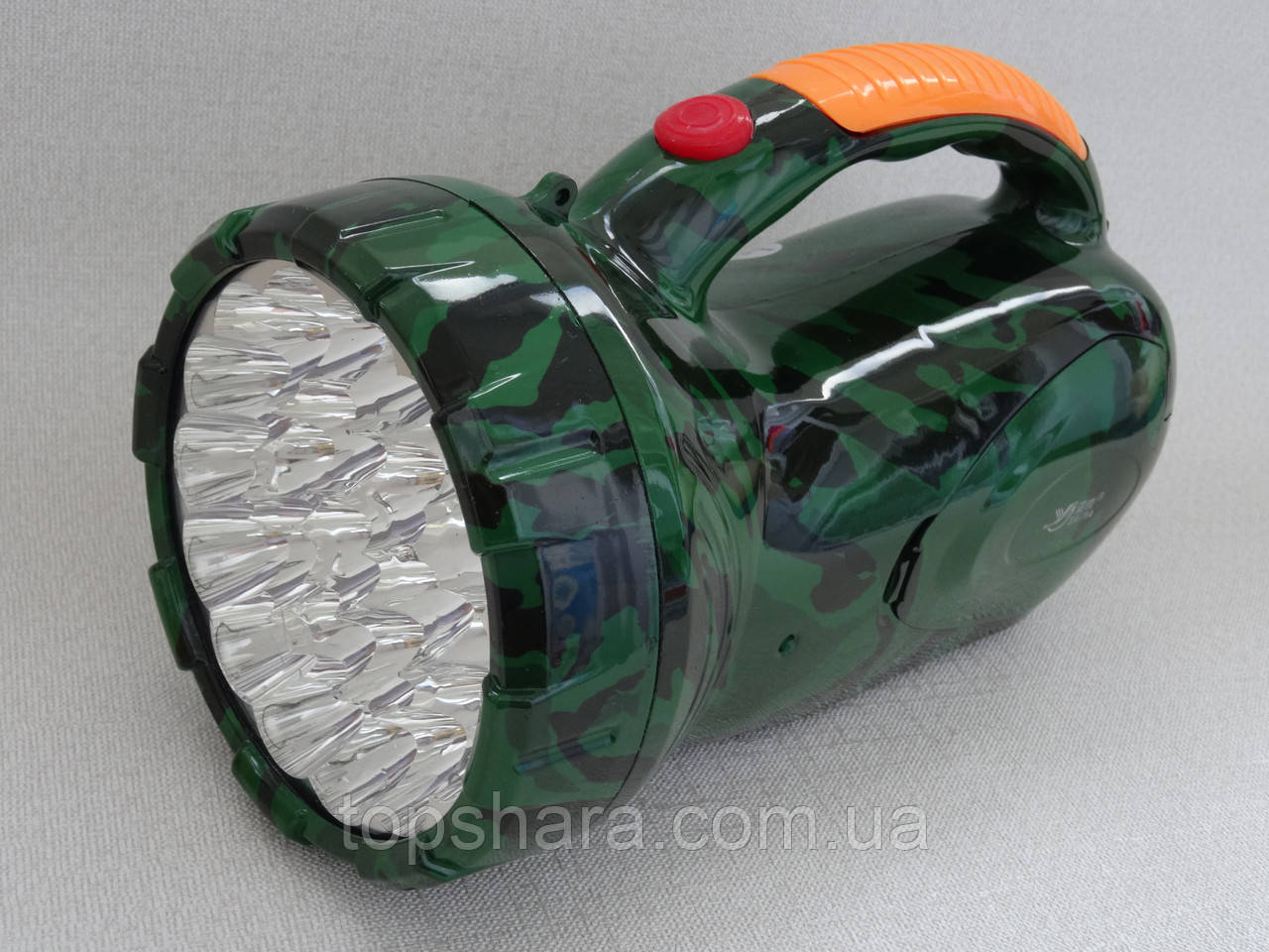 Ліхтар світлодіодний акумуляторний YJ-2807 зелений камуфляж