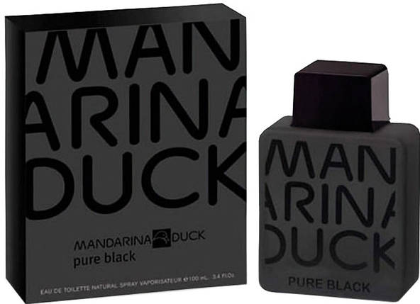 Mandarina Duck Pure Black туалетна вода 100 ml. (Мандарина Дак Пуре Блек Мен), фото 1