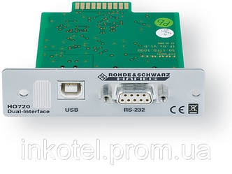 Плата USB/RS-232 інтерфейс для приладів HMF, HMO, HMP, HMS серії HO720