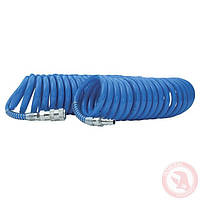 Шланг спіральний поліуретановий з швидкороз'ємними сполуками INTERTOOL PT-1717