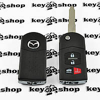 Оригинальный выкидной ключ для Mazda (Мазда) 3+1 кнопки, с чипом 4D63, 315 MHZ, FCCID: BGBX1T47