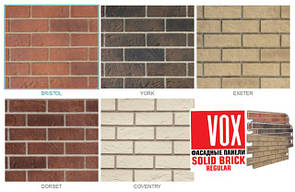 Фасадні панелі VOX SOLID BRICK REGULAR (Цегла)