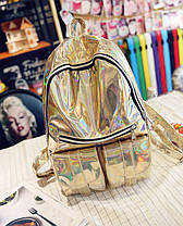 Шкільний великий голографічний рюкзак, фото 4