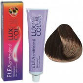 Стійка крем-фарба для волосся Luxor Color 5.75 — світлий шатен коричневого-махагонового