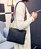 Стильний набір, сумка клатч з барвистим поясом, фото 4