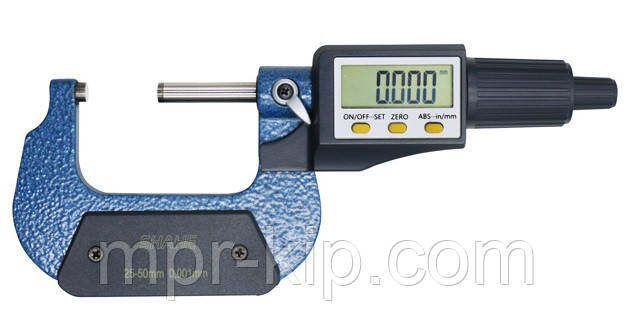 Мікрометр цифровий Shahe 25-50 мм / 0-1"0,001 (5205-50)
