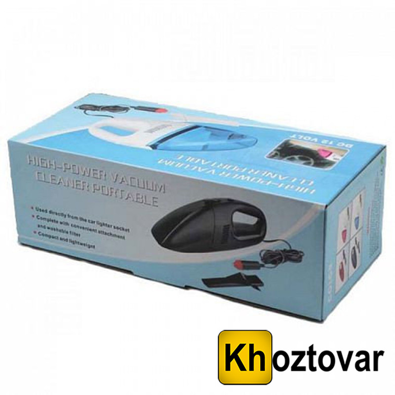 Автомобильный мини пылесос High-Power Vacuum Cleaner Portable - фото 3 - id-p312853888