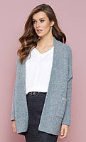 Zaps осінь-зима 2017-2018 кардиган OCTAVIA 021 сірий
