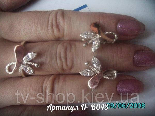 Кольцо + серьги, B043, р. 18.5, фото 1