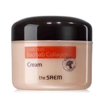 Колагеновий крем з екстрактом баобаба The Saem Care Plus Baobab Collagen Cream 100 мл