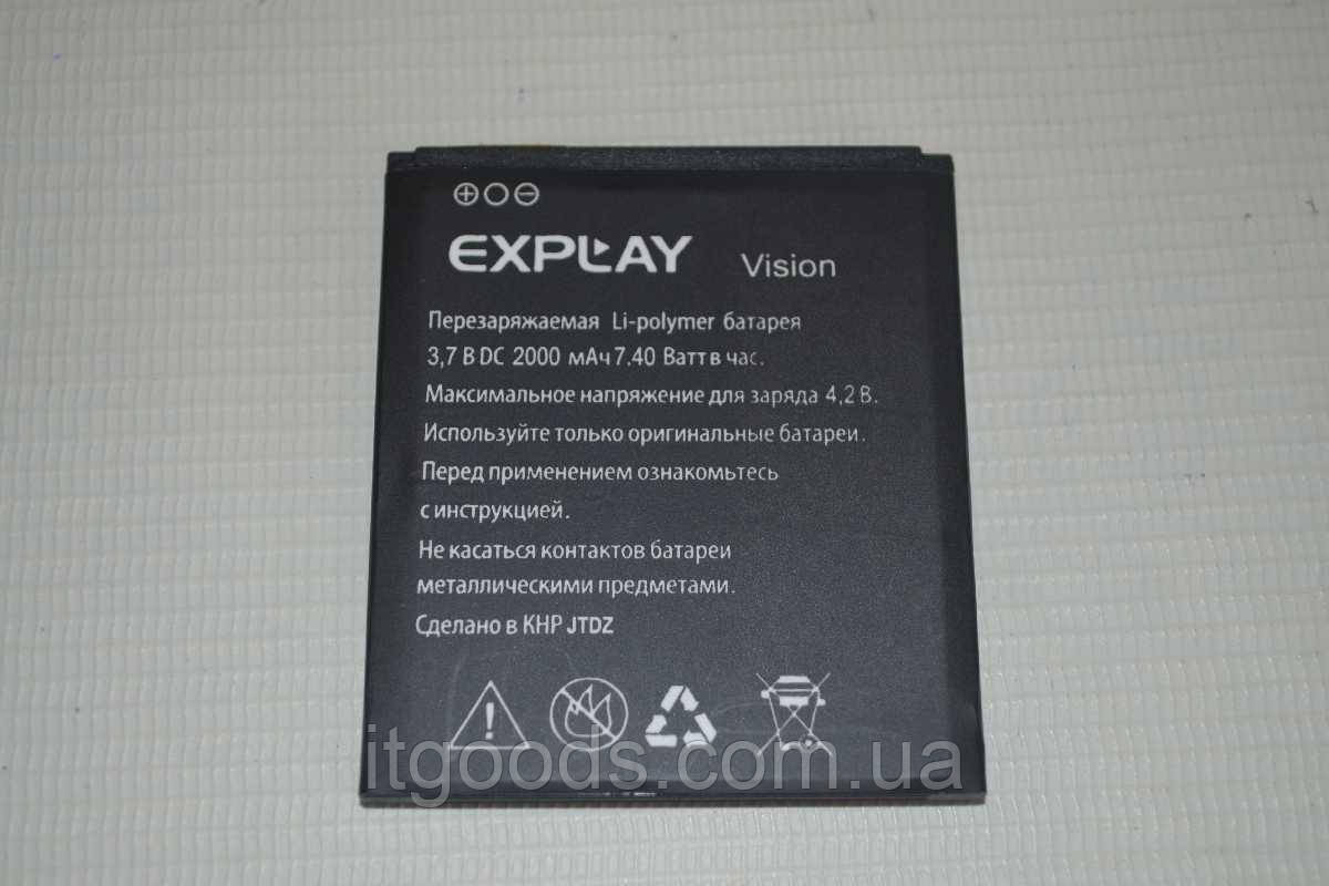 Оригінальний акумулятор (АКБ, батарея) для Explay Vision 2000mAh