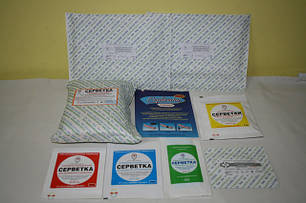 Серветки кровоспинні для обробки ран та опіків