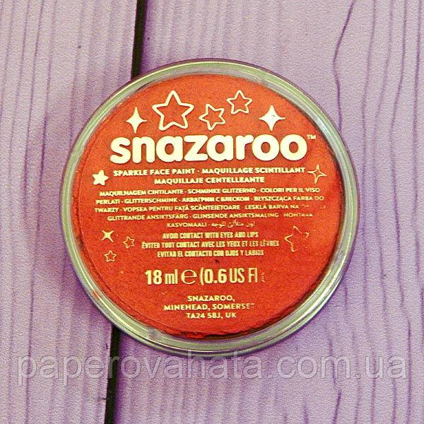 Аквагрим для лица и тела Snazaroo, перламутровый красный, 18мл