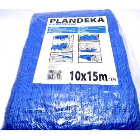 

Тент Брезент Пландека Тарпаулин защитный (60g\m2) 10x15 Польша (Wimar), Синий