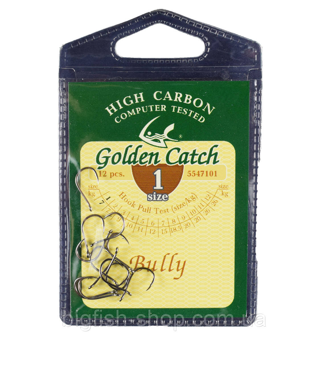 Крючки Golden Catch "Bully" № 1