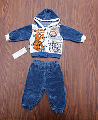 Дитячий костюм "Тигреня" 3-6 міс (велюр)