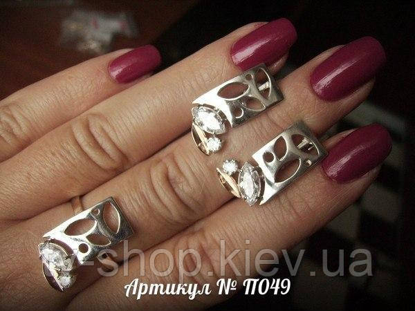 Кільце + сережки, розмір — 16.5 і 17.5, фото 1