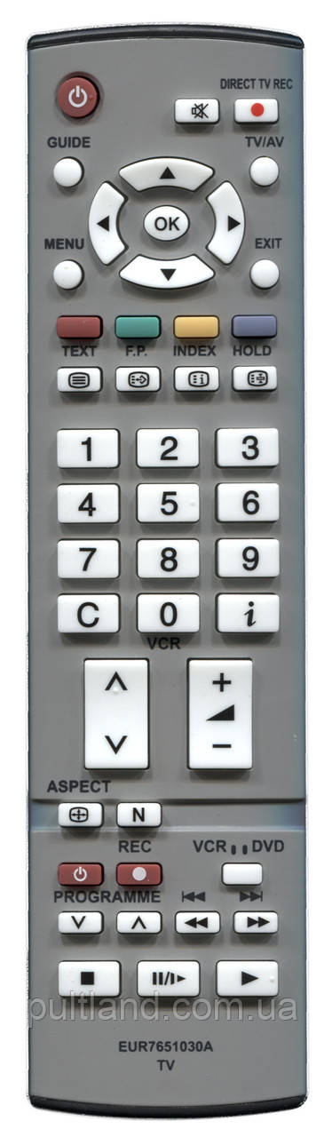 Пульт для телевізора Panasonic EUR7651030A, EUR7651090