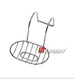 Мильниця хром накидна, фото 2