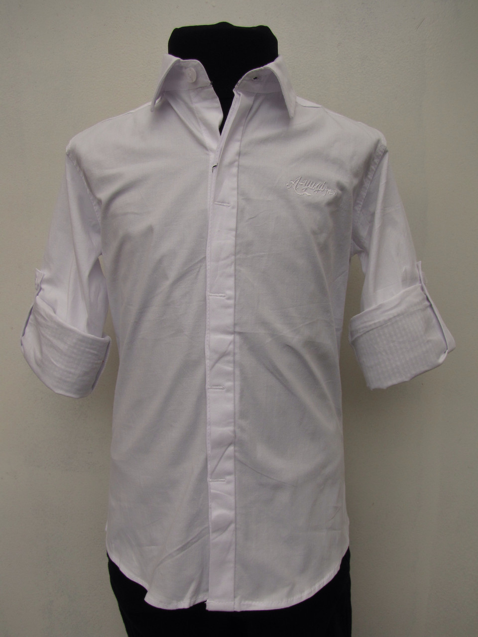 Белая рубашка A-yugi для мальчиков 128,134 роста - фото 2 - id-p40694031
