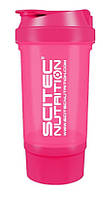 SciTec Nutrition SHAKER 500 Travel "Pink" 2 comp.