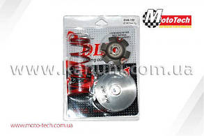 Варіатор передній на скутер 4т GY6/QMI/QMB/KBF 150cc тюнінг (DLH) ВЕЛИКА пружина Mototech