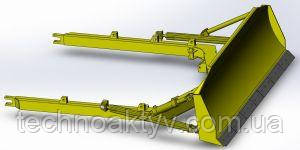 Прямой поворотный отвал с гидроперекосом Прямой поворотный отвал с гидроперекосом