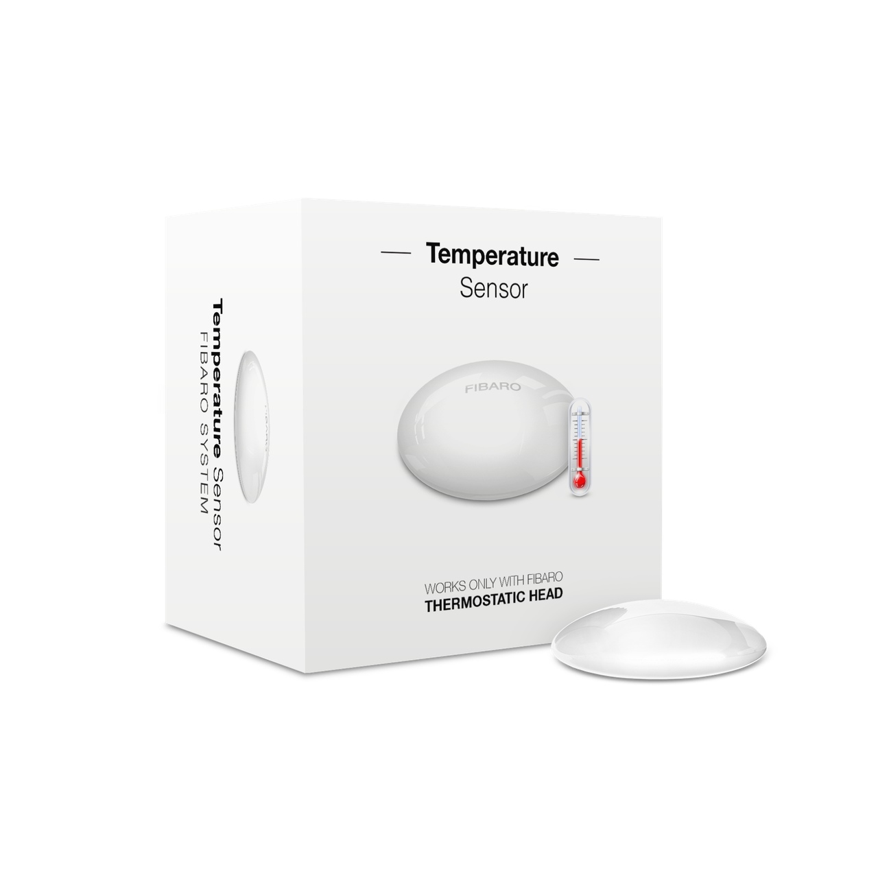 Датчик температури радіаторного термостата FIBARO Radiator Thermostat Sensor — FGBRS-001, фото 1