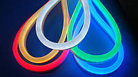 Флекс-гибкий светящийся провод 12В (8х16мм!) есть все цвета.