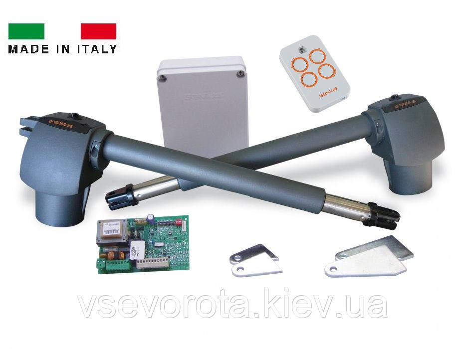 Автоматика G-BAT 300 GENIUS для распашных ворот ITALY - фото 9 - id-p67138443