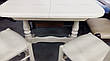Стіл обідній розкладний на двох ніжках Аврора Fusion Furniture, колір беж, фото 3