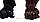 Шнурки для взуття 918 ПРОСОЧЕННЯ 100см плоскі, чорні, ширина 7мм, фото 2