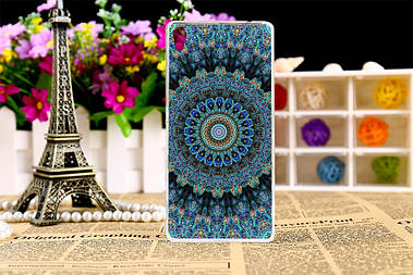 Панель силіконова накладка для Sony XA F3111 F3113 F3115 F3112 F3116 з картинкою ілюзія