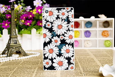 Панель силіконова накладка для Sony XA F3111 F3113 F3115 F3112 F3116 з картинкою ромашки