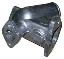 Патрубок радіатора КРАЗ-розпод. алюмін. 256-1303016 (Арт. 250-1303016-20)