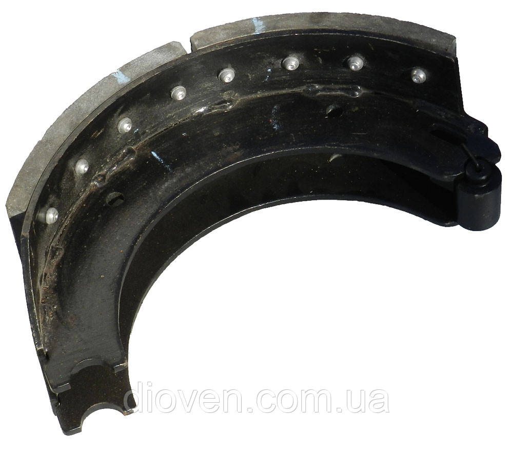 Колодка торм. КРАЗ (B = 180 mm) задня 260, 65055 у зборі (пр. АвтоКраЗ) (Арт. 6505-3502090-01)